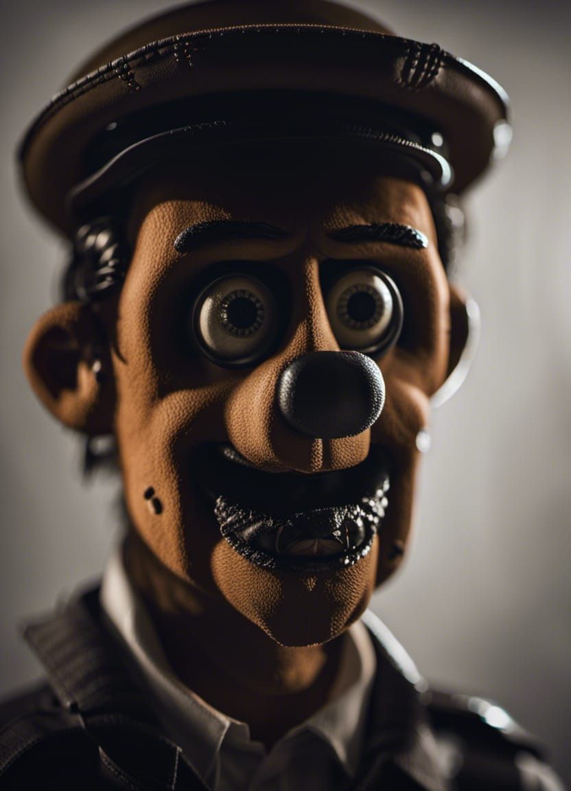 FNAF Phone Guy Portrait in Goya Style