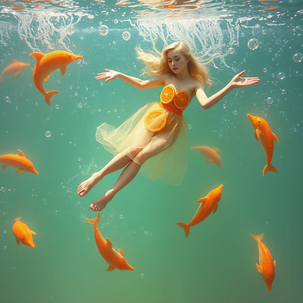 Candy Nymph Adrift in Soda Sea