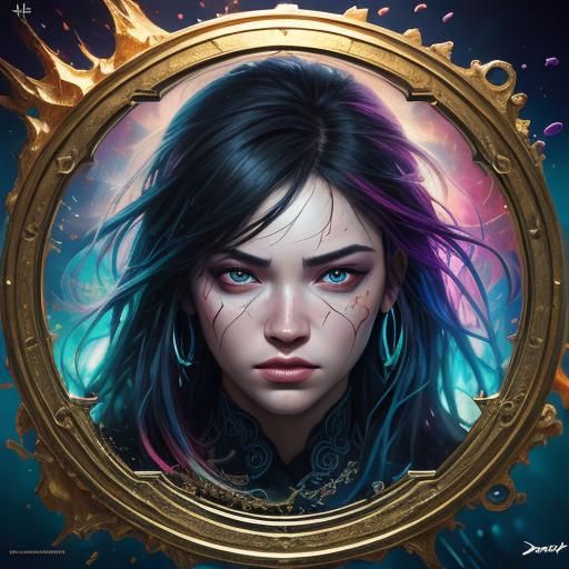 Hyperrealistic Portrait with Dramatic Lighting