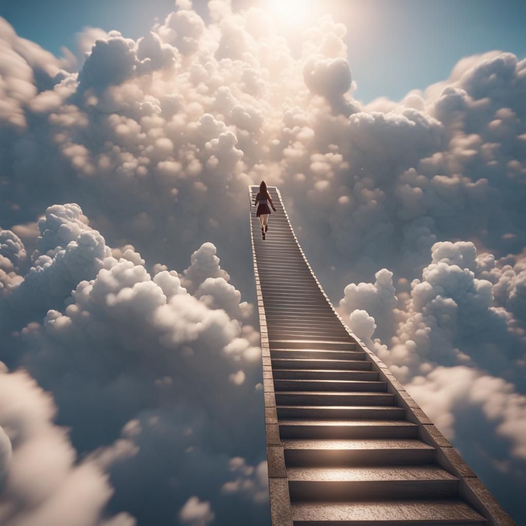 Stairway to Heaven: A 3D Cinematic Render