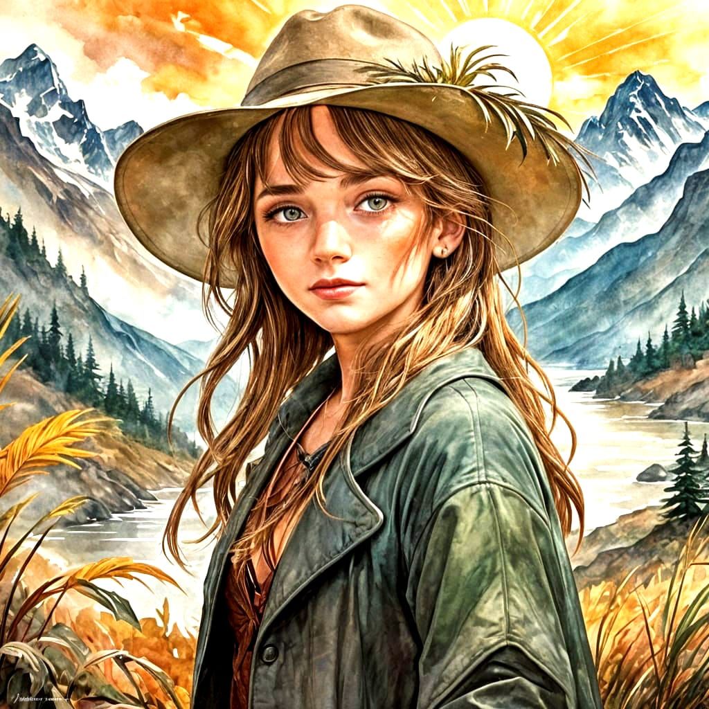 Elegant Alaskan Explorer in Vintage Style