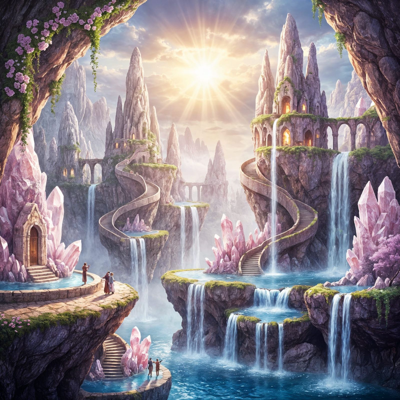 Eternal Spring Crystal City Landscape