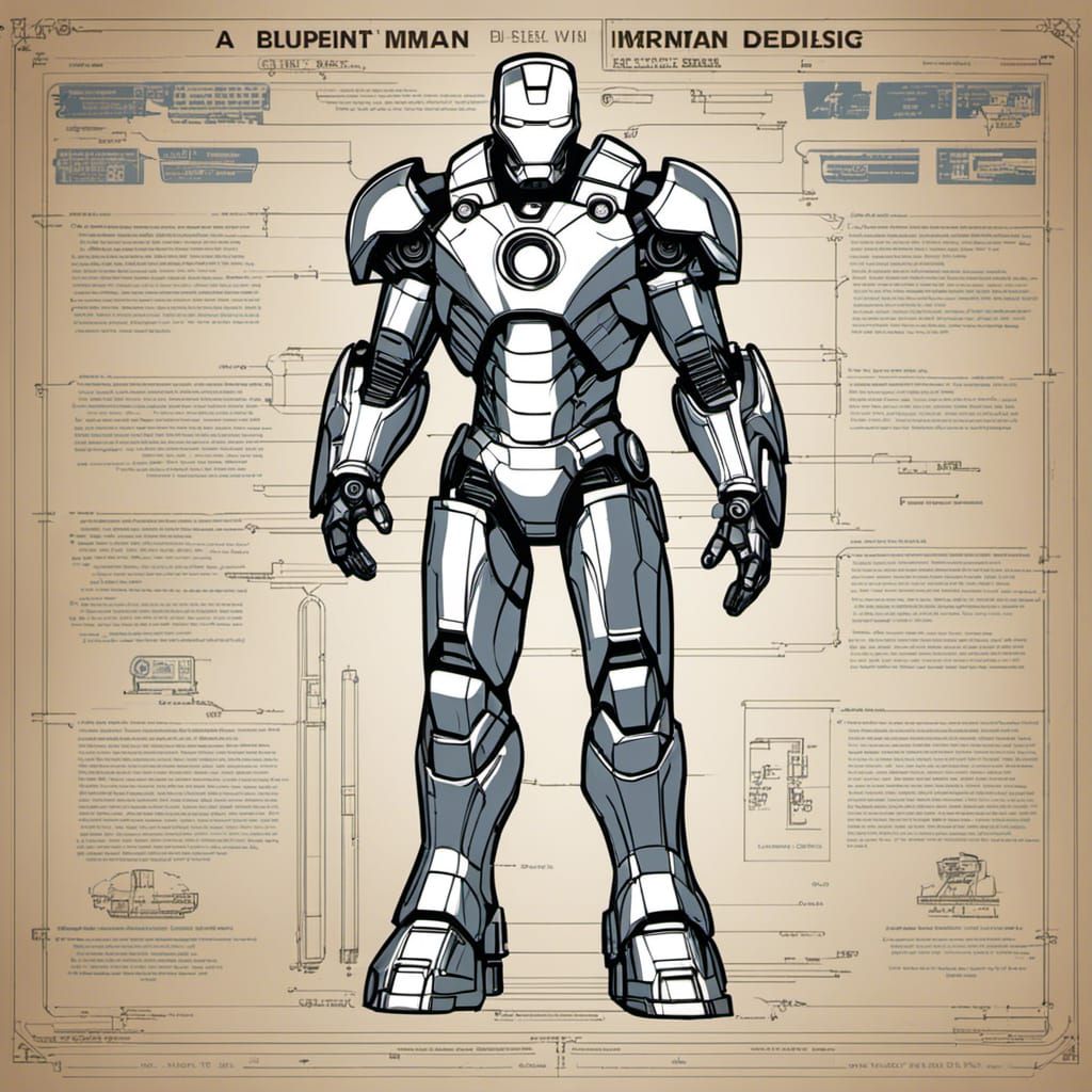 Ironman Suit Blueprint Technical Design