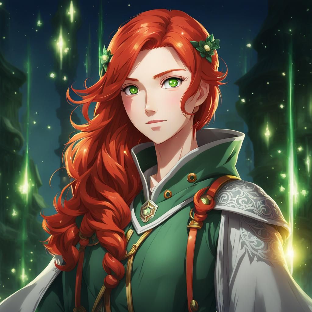 Anime Magnet Mage: Girl in Jumpsuit