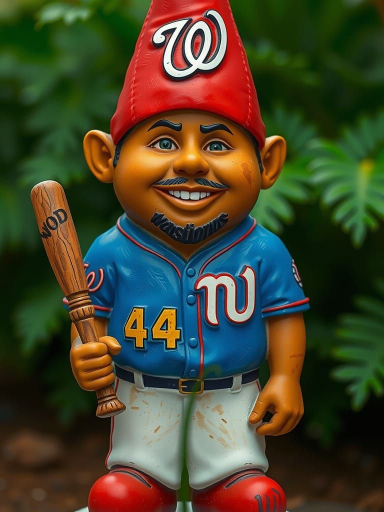 James Wood as Garden Gnome in Photorealistic 8K