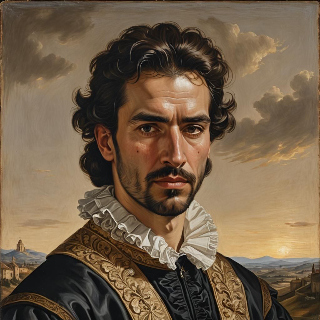 Golden Age Portrait in Velázquez Style