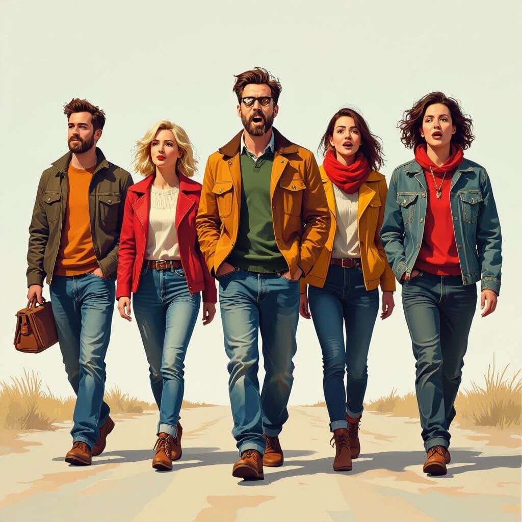 Comedic Scene: Eighth Person Puts Foot in Mouth