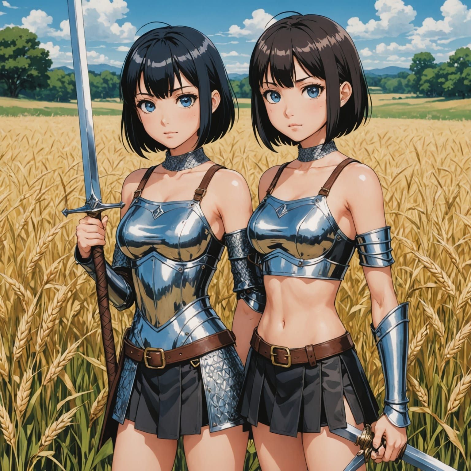 Anime Emo Warriors in Rye Field