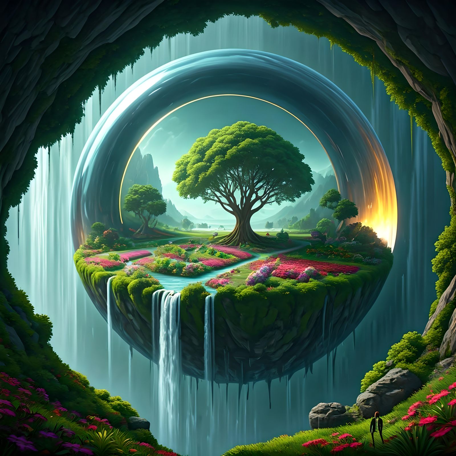 Crystal Orb Reveals a Fantastical Realm in Space