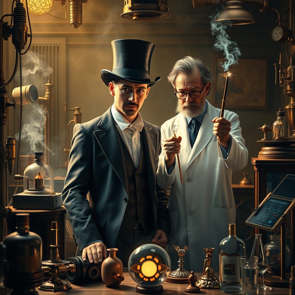 A magician dreams of being a scientist ...