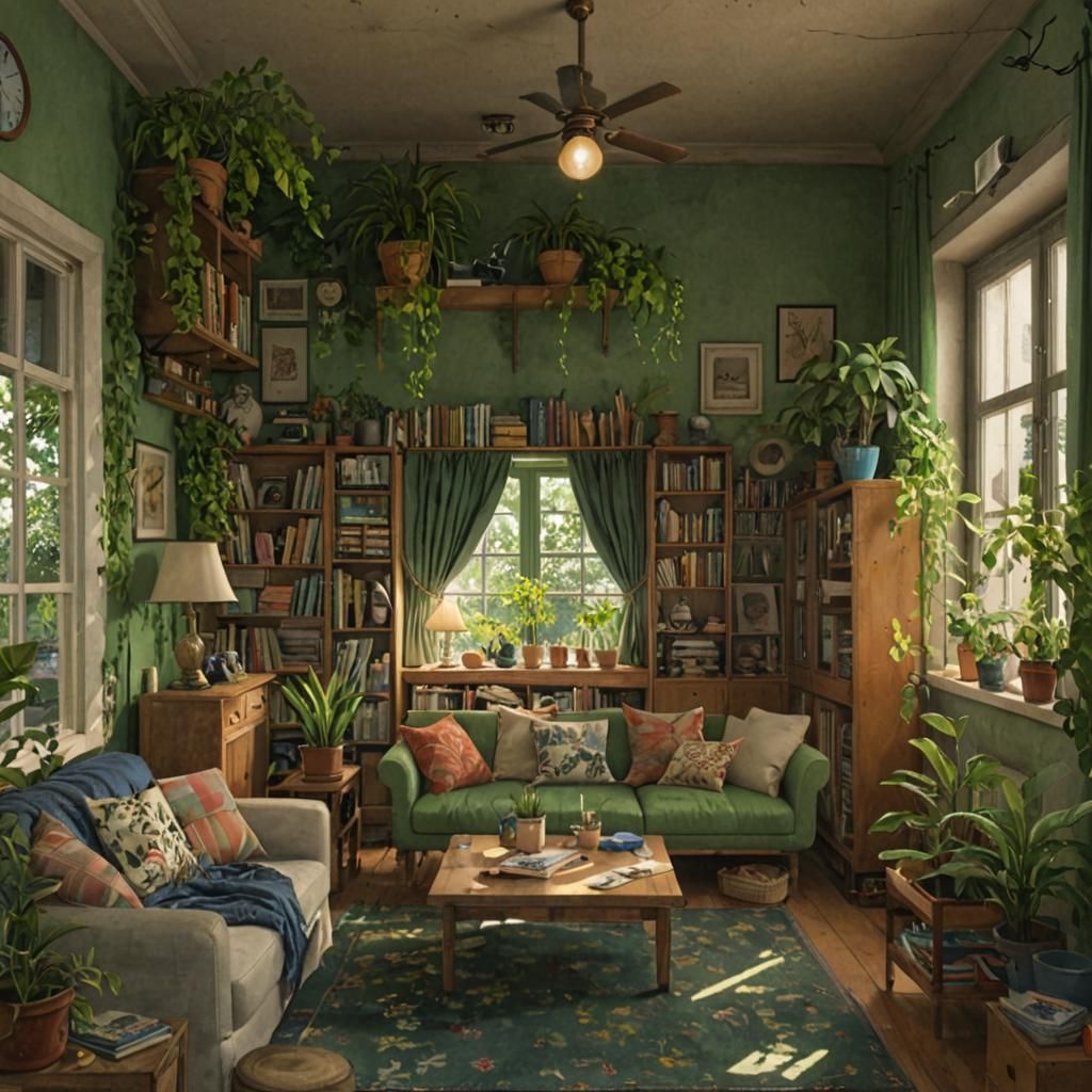 Celestial Sphere: Fantasy Landscape with Ruins