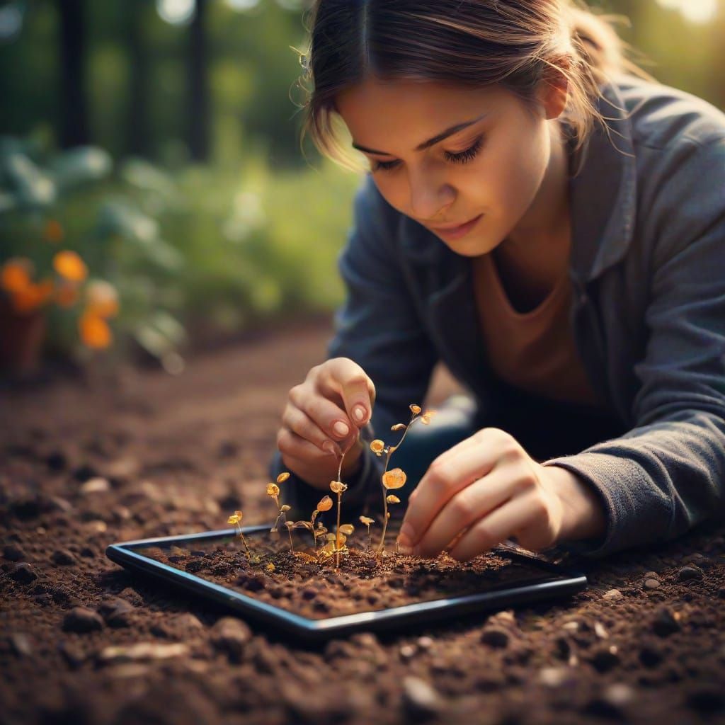 Sustainable Planting Meets Digital Tech in Vibrant AR