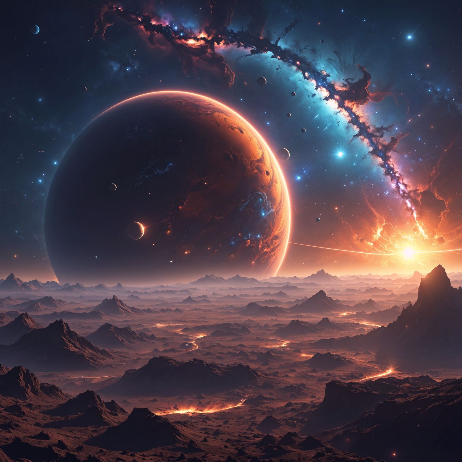 Sentient Planet Dreams of Distant Galaxies