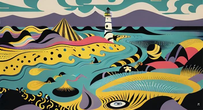 Surreal Technical Drawing: Time's Flow in Eldritch Horror