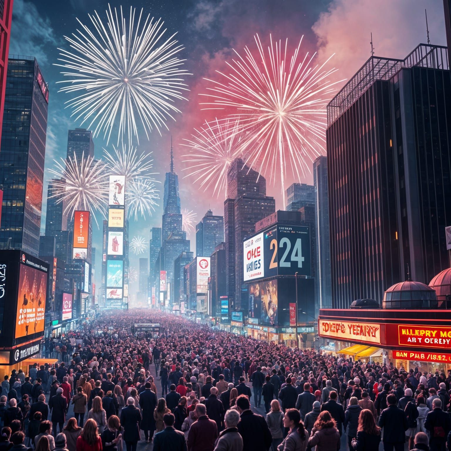 Celestial Ball Drops into Futuristic New Year