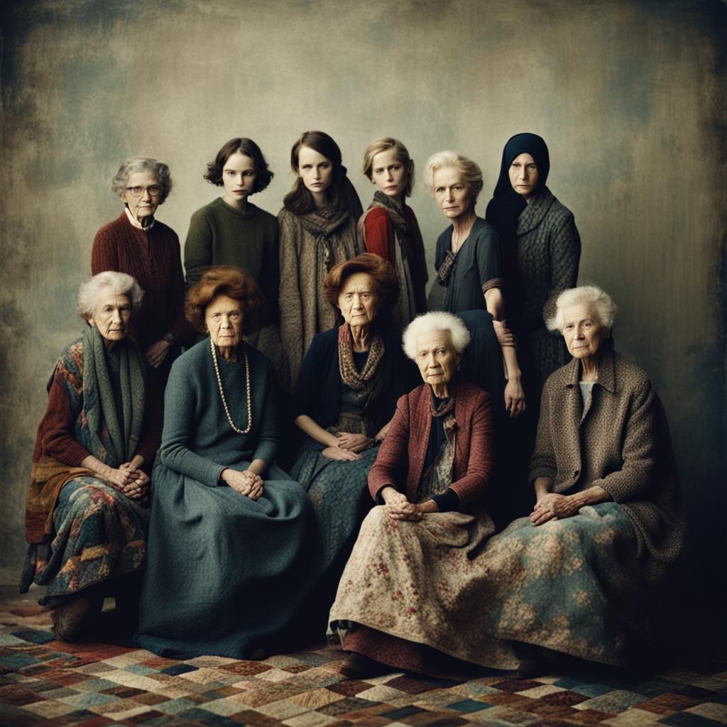 Women Unite in Warmth and Craft, a Quilt of Sisterhood