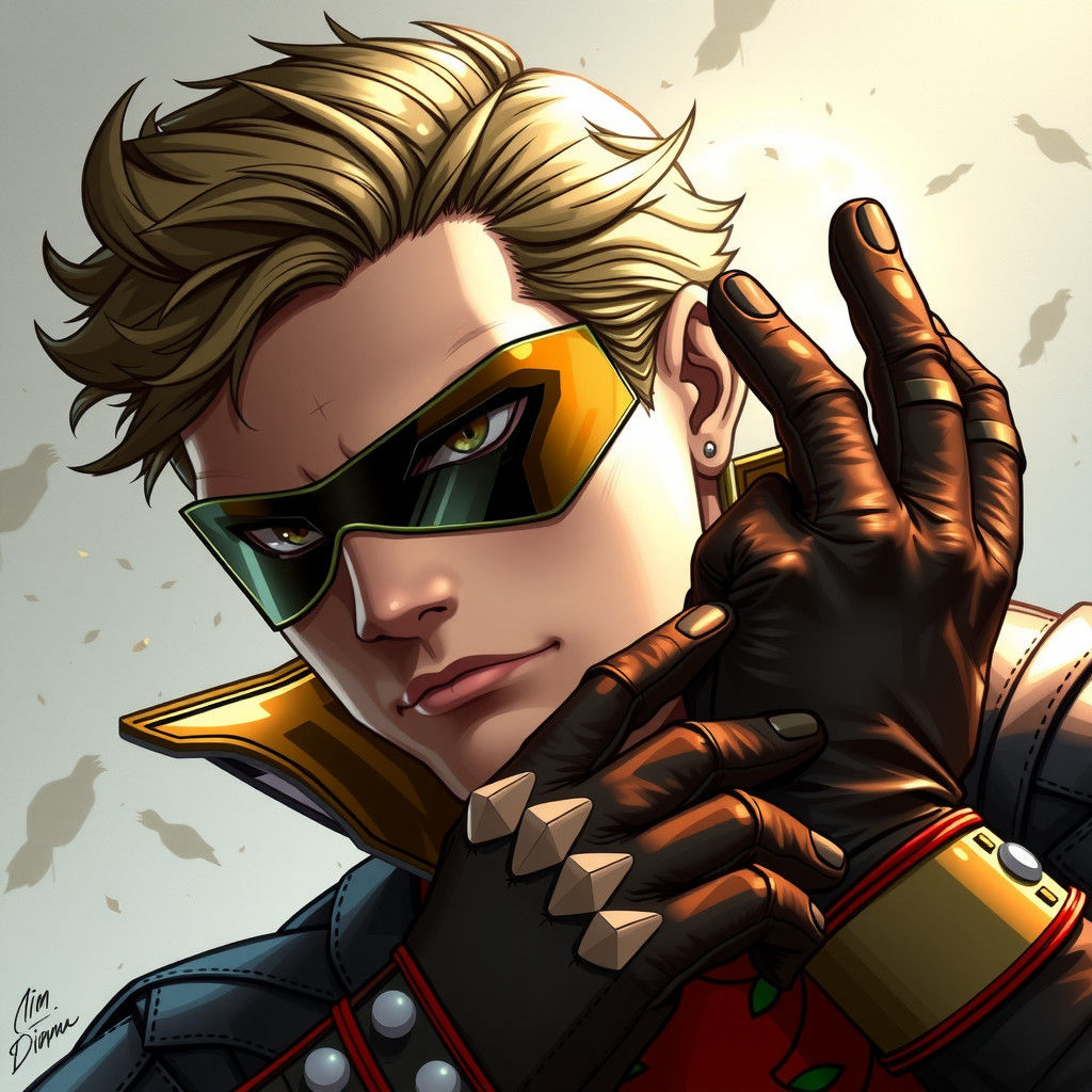 Tim Drake: Masked Vigilante in Leather