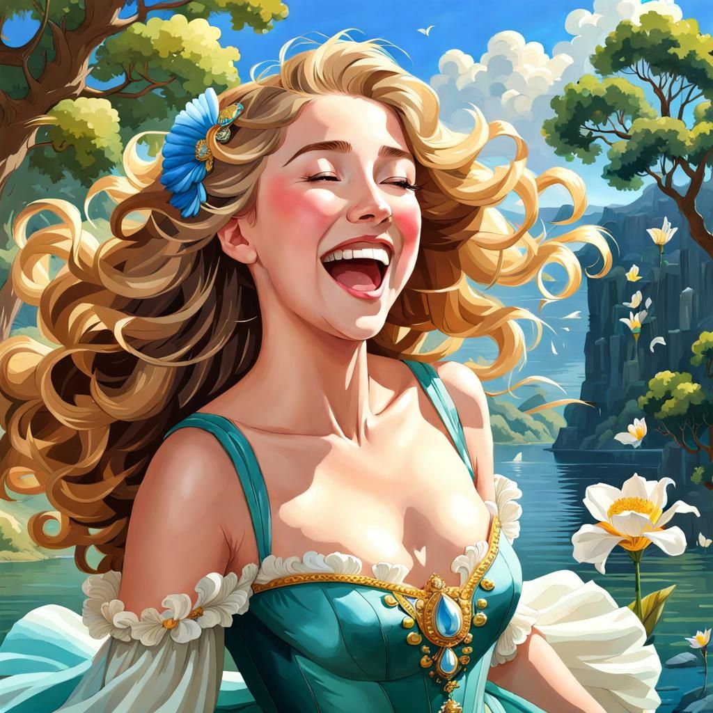 Expressions of Joyful Laughter in Baroque Style