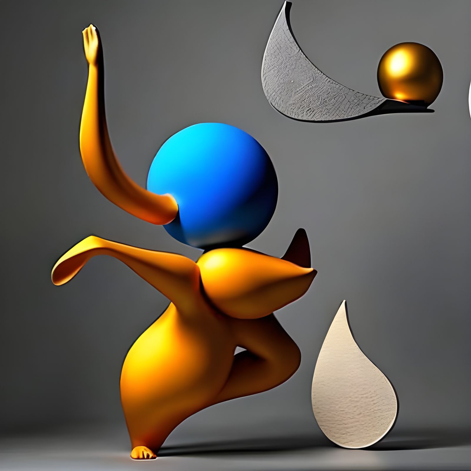 Pictorial History of Bipedal Beings: 3D Shaded Art