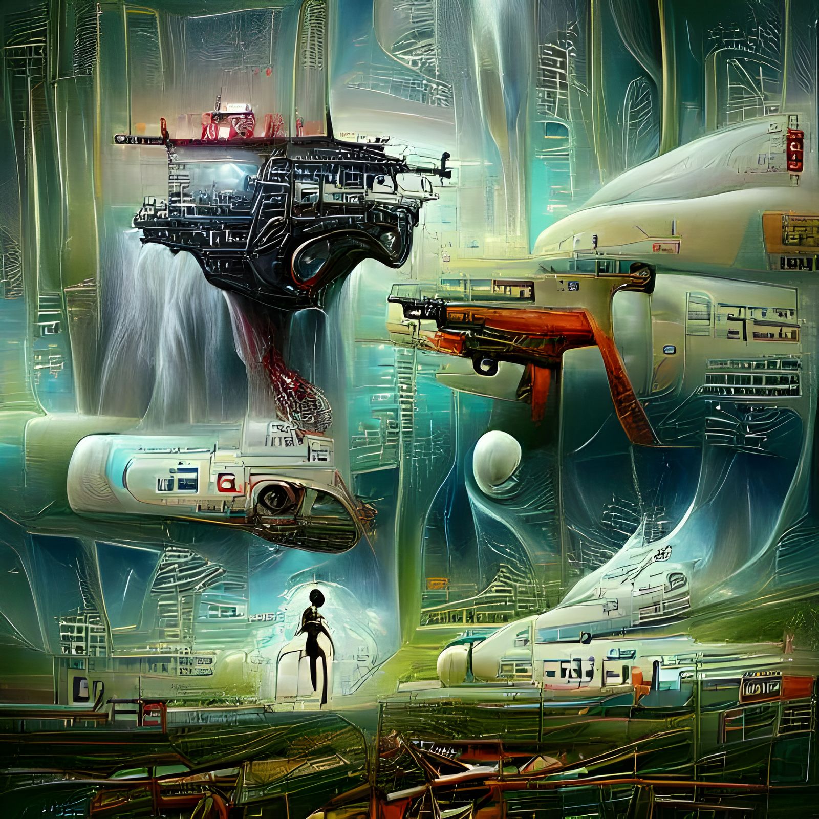 AI Generated Science Fiction Art
