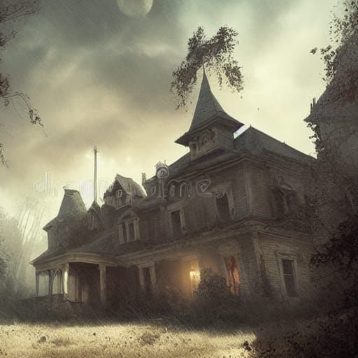 Horror Movie Set Concept Art in 8k Resolution