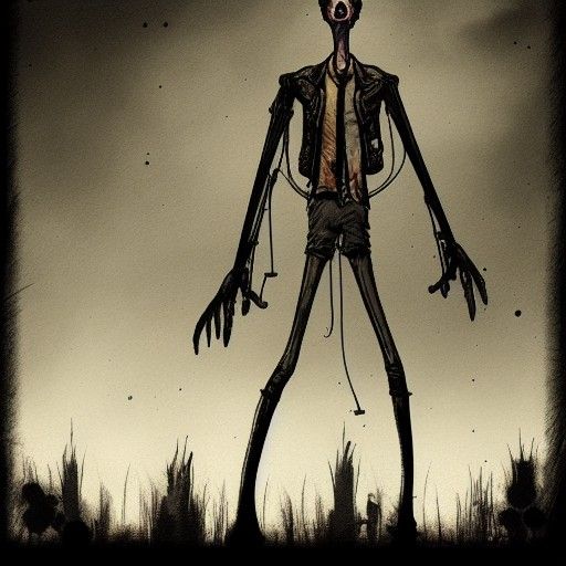 Dieselpunk Horror: Daddy Long Legs Concept Art