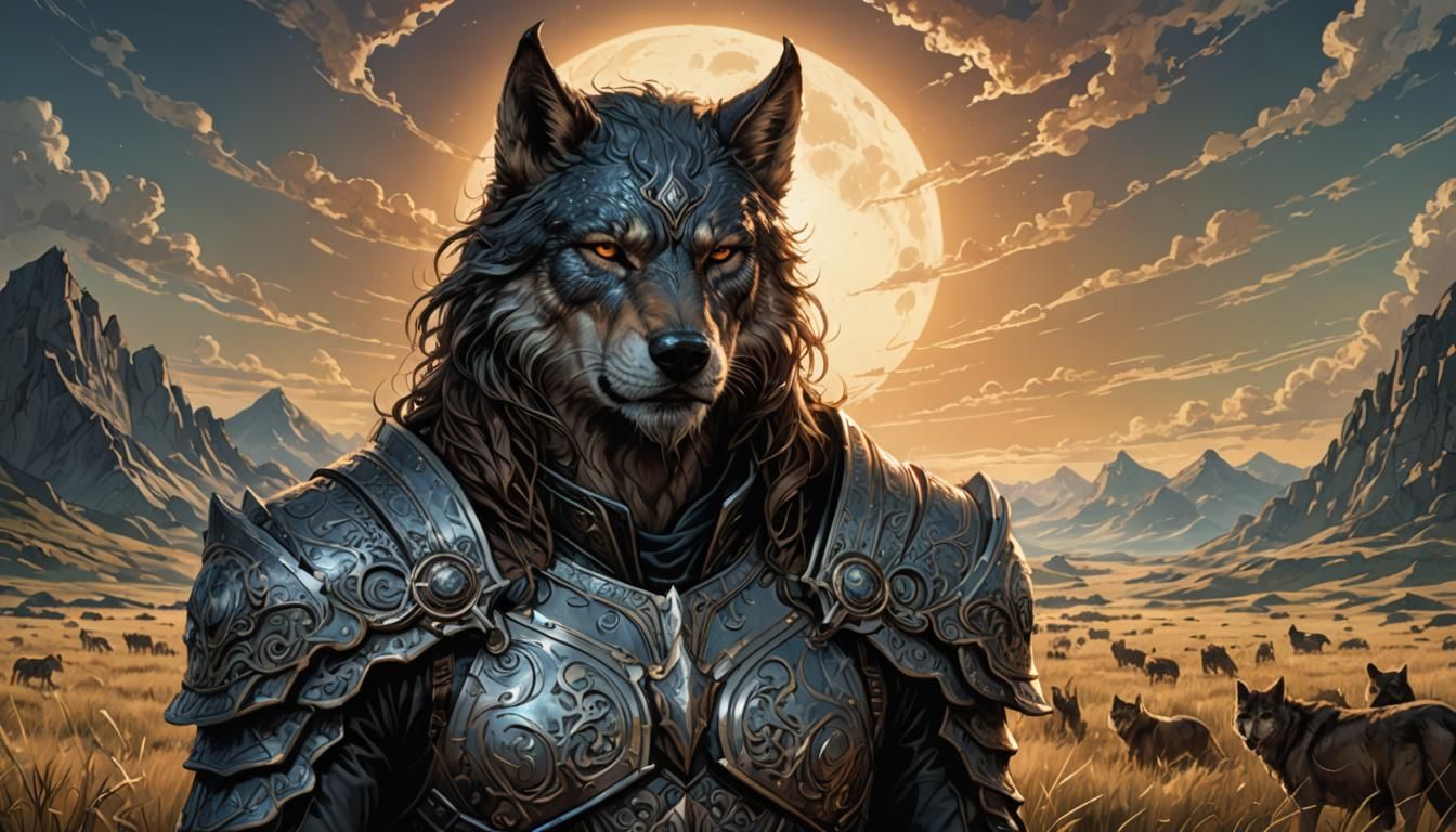 Steppenwolf Portrait in Digital Comic Style