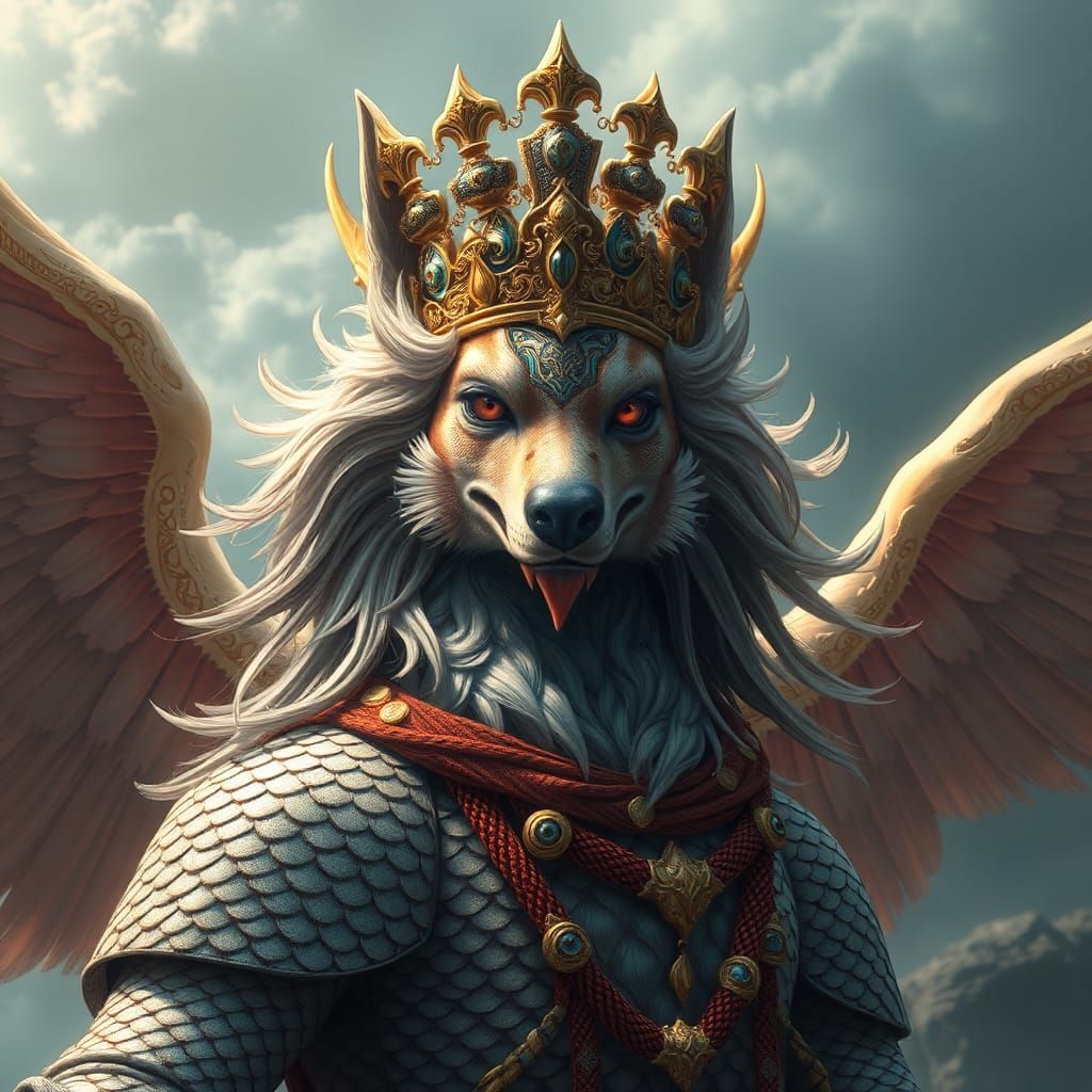 Vohu Manah: Iranian Animal God in Digital Art