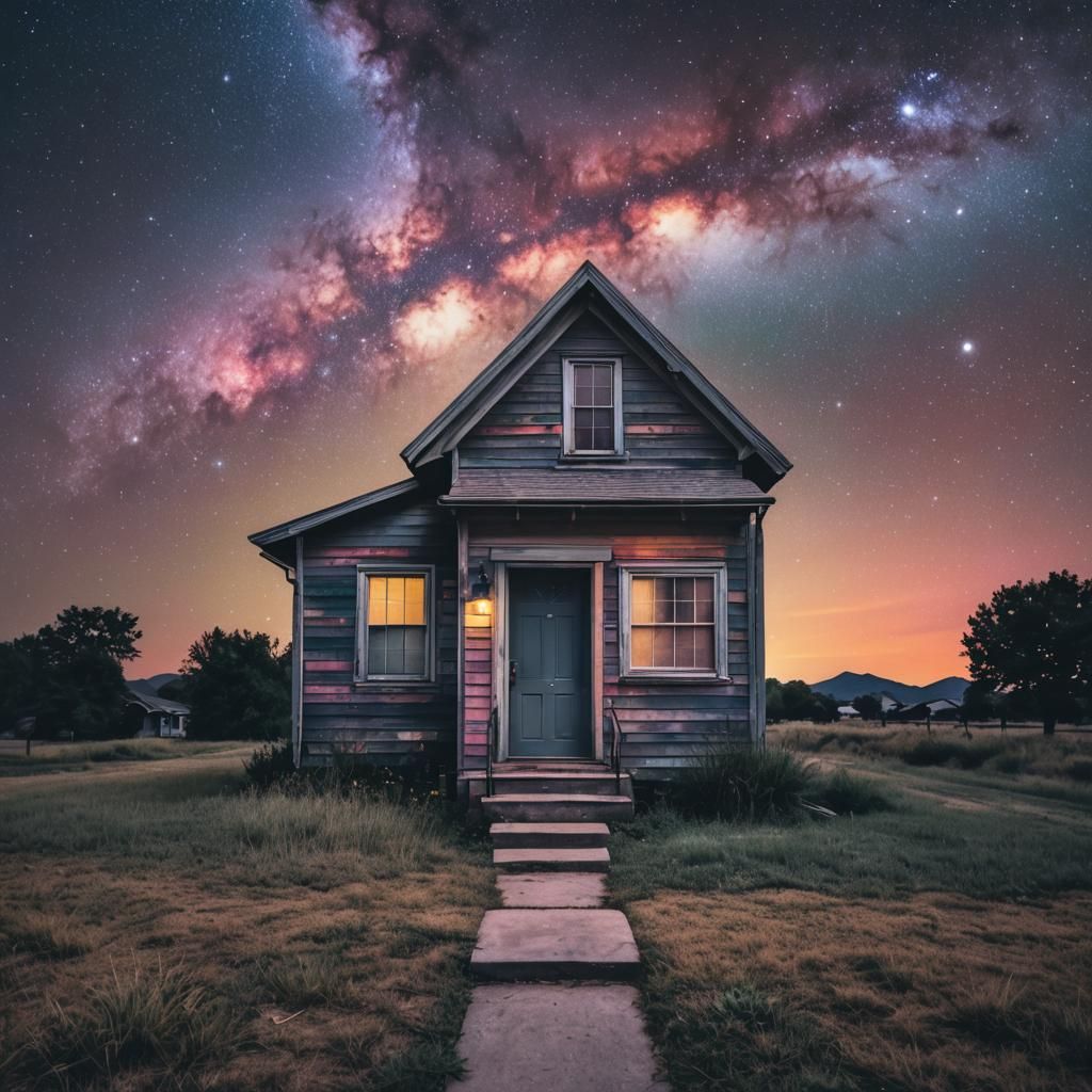 Galaxy House: 1930s American Dreamscape