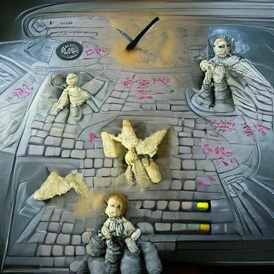 Steampunk Clockwork Angel with Celestial Glow