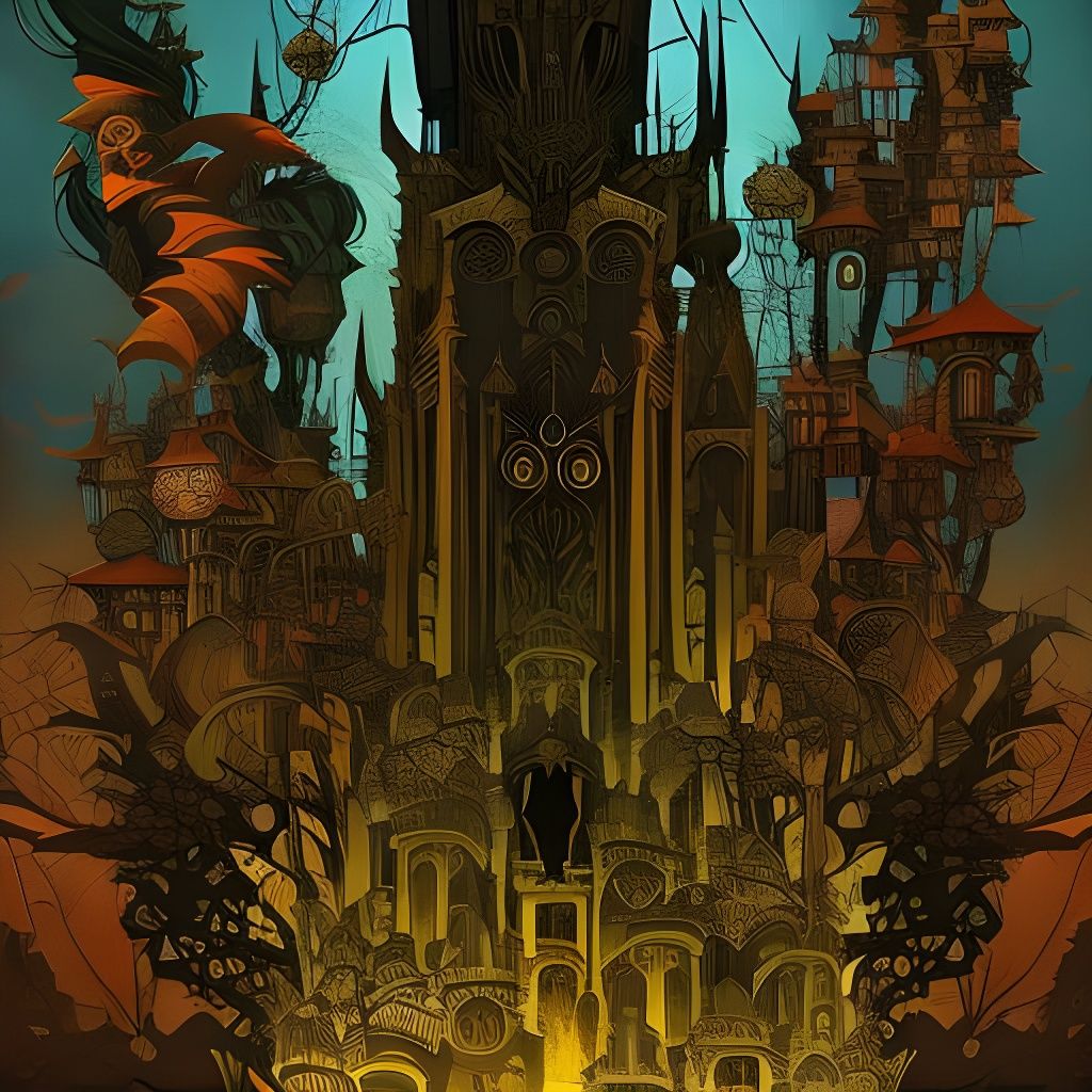 Proto Glowing Halloween House