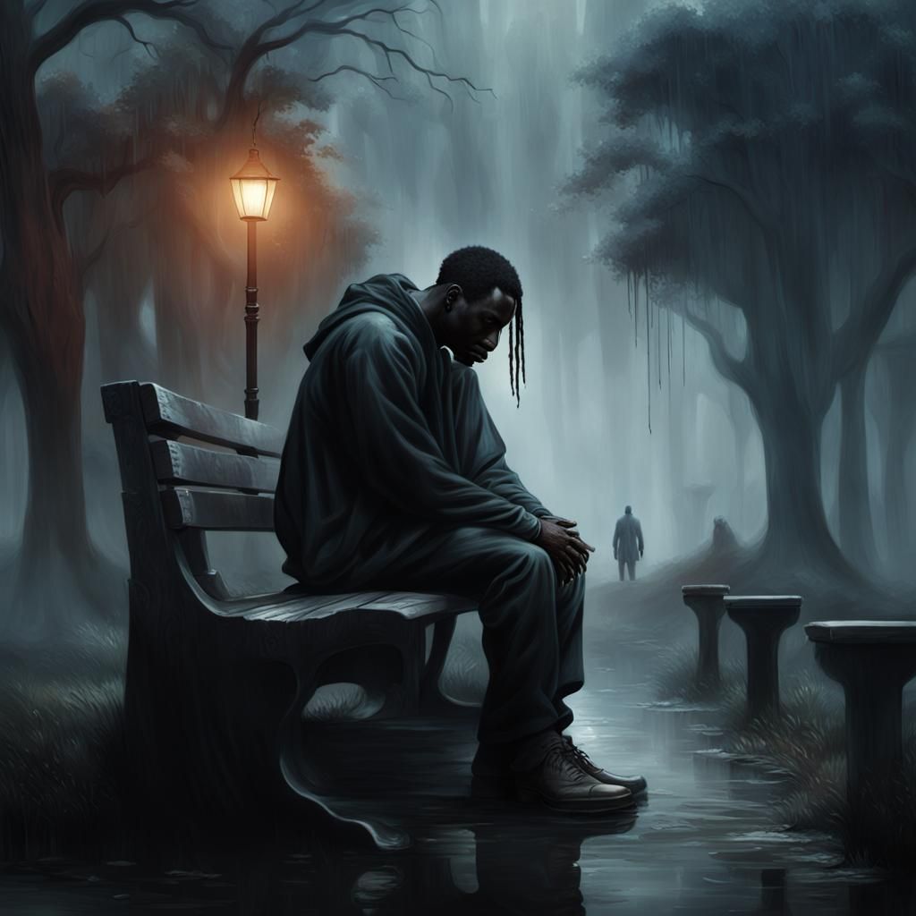 Grim Darkness Descends on a Young Man in a Haunting Fantasy ...