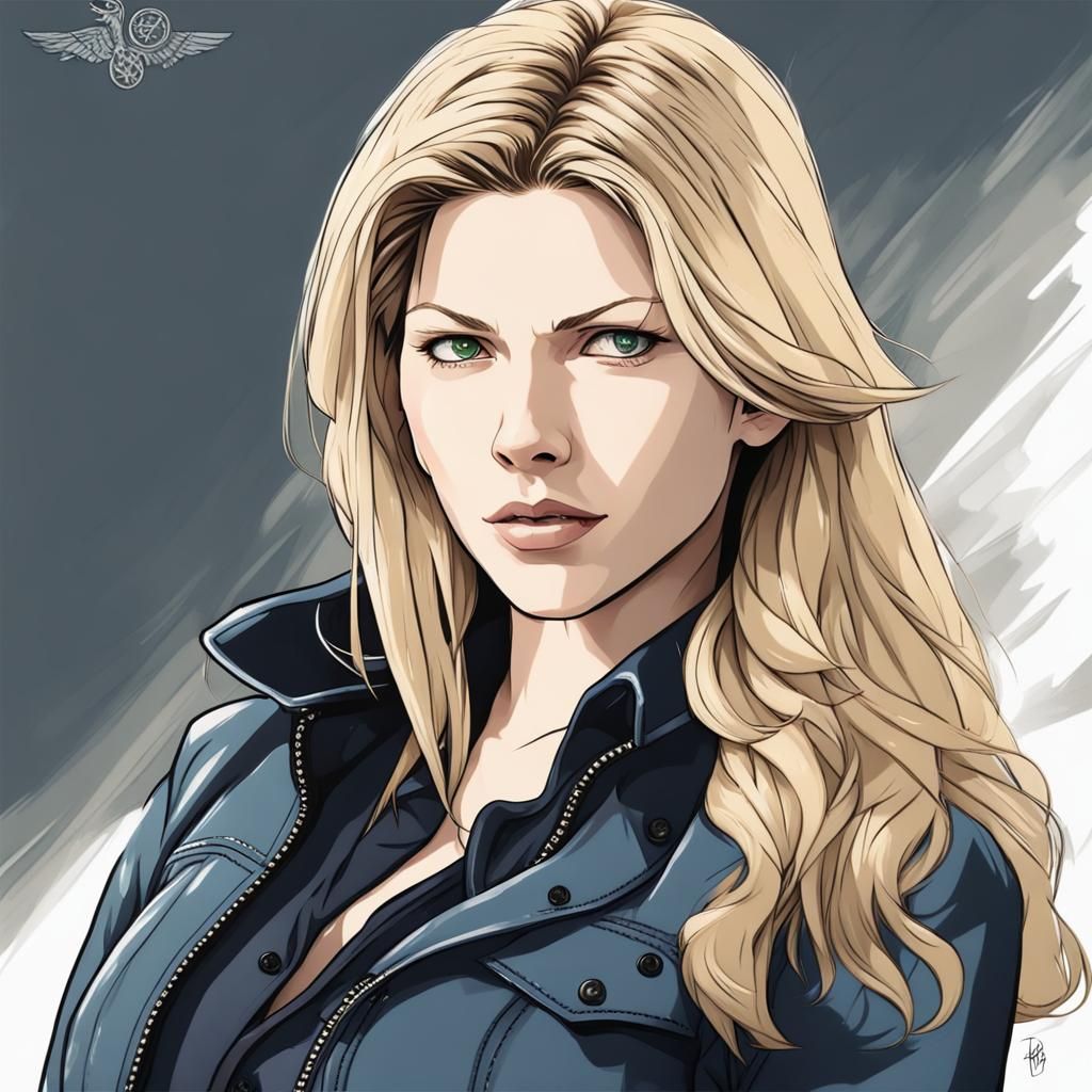 Katheryn Winnick as Dean Winchester in Anime Style