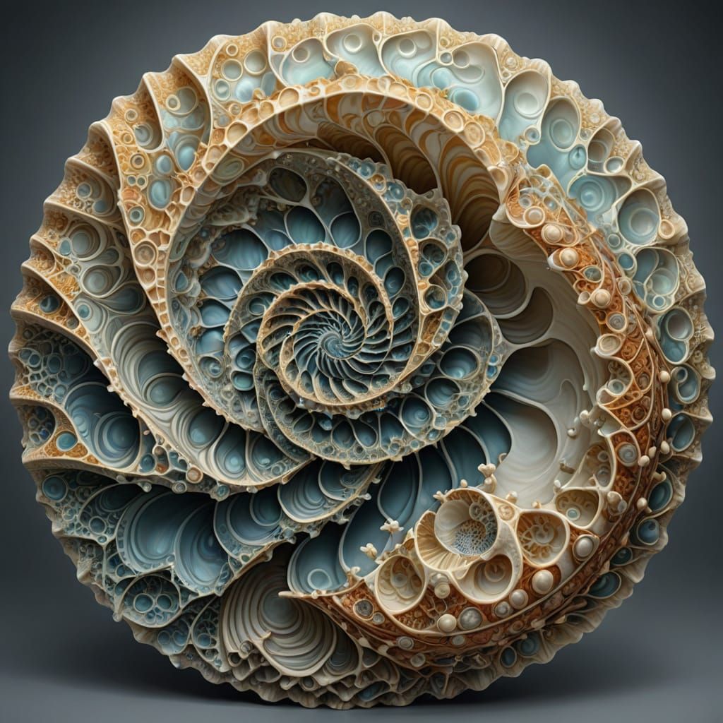 Giant Fractal Sea Shell