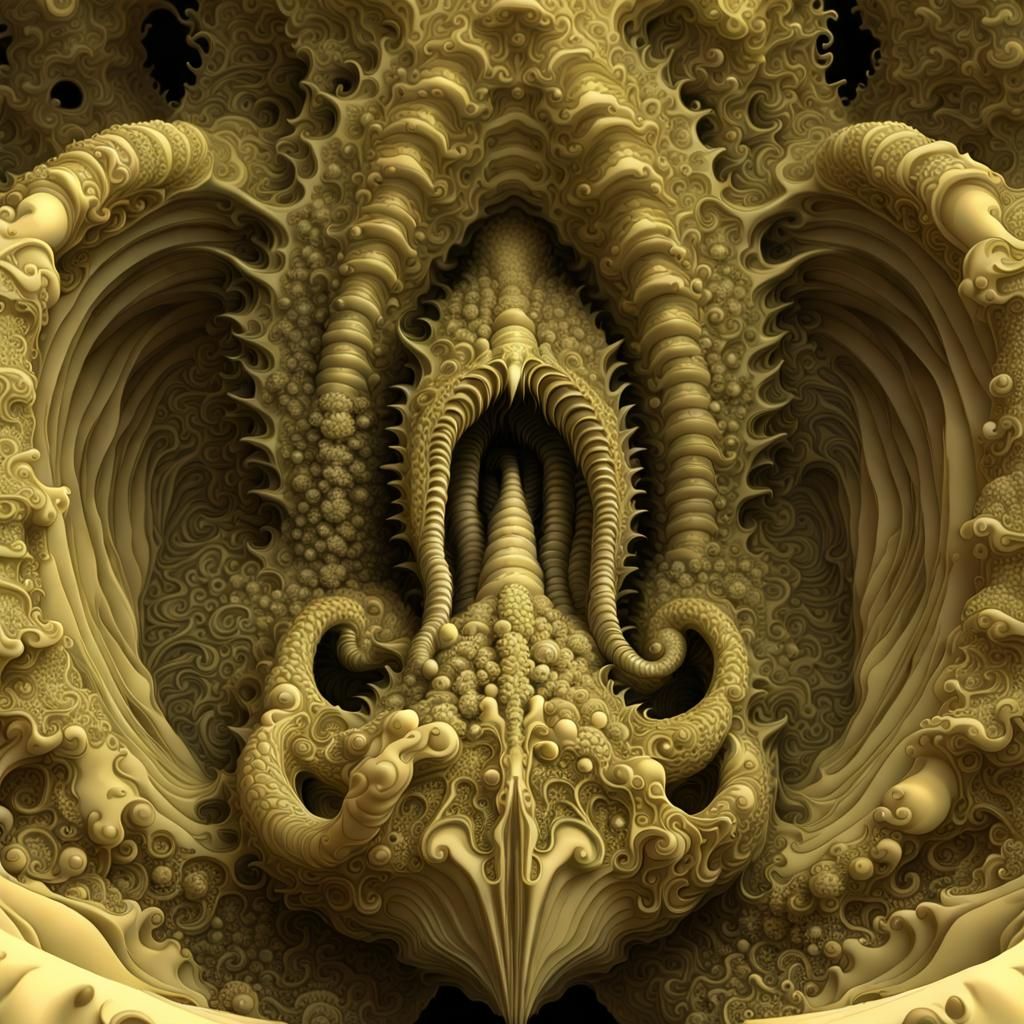 Puckish Misanthrope in Mandelbulb Style