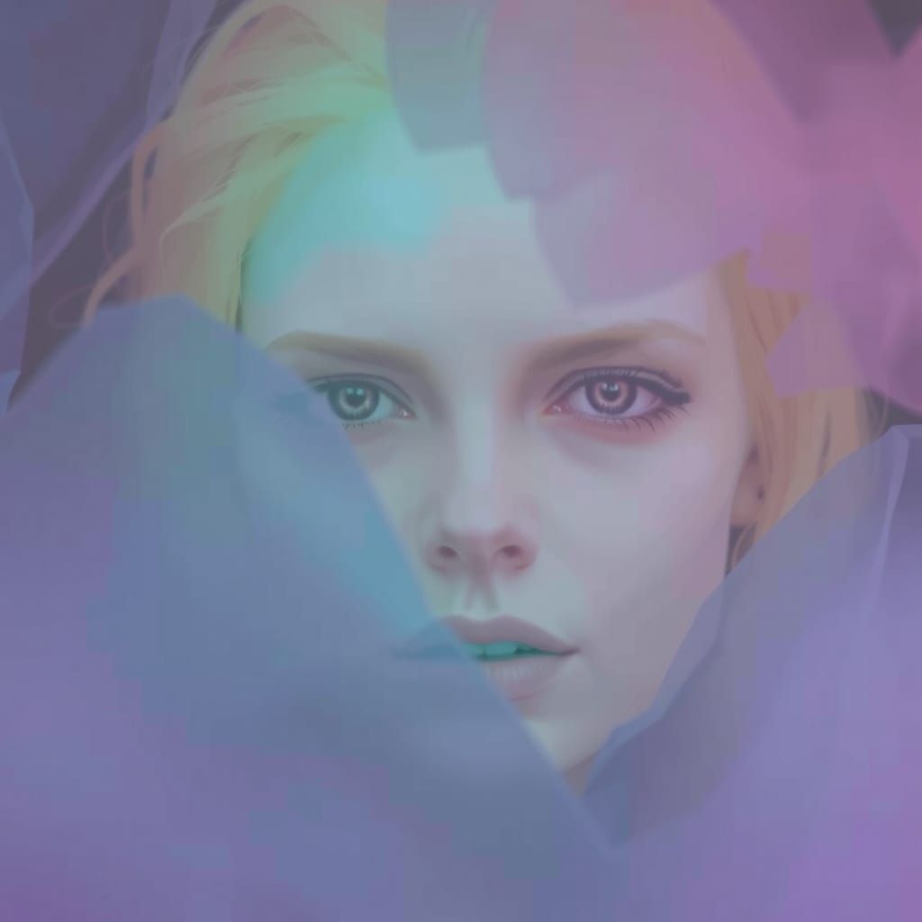 Ethereal Female Figure in Mystical Mist