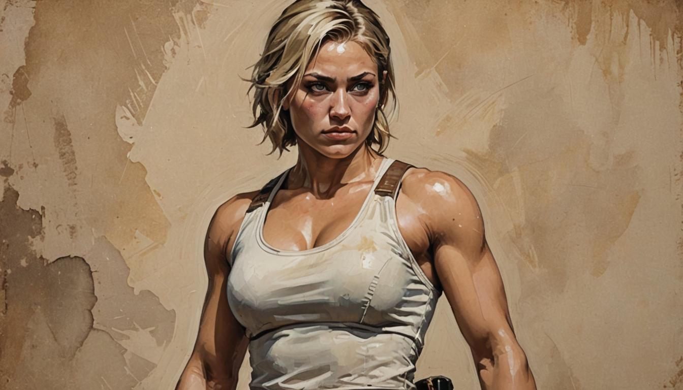 Heroic Fantasy Portrait Inspired by Frazetta