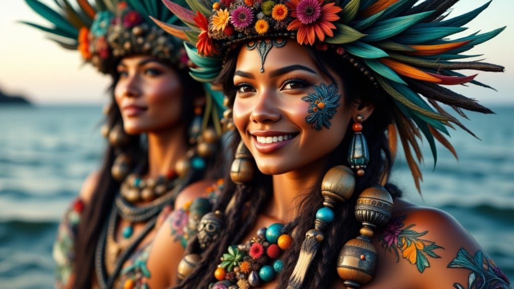 Polynesian Sailors Navigate South Seas in Hyperdetailed Port...