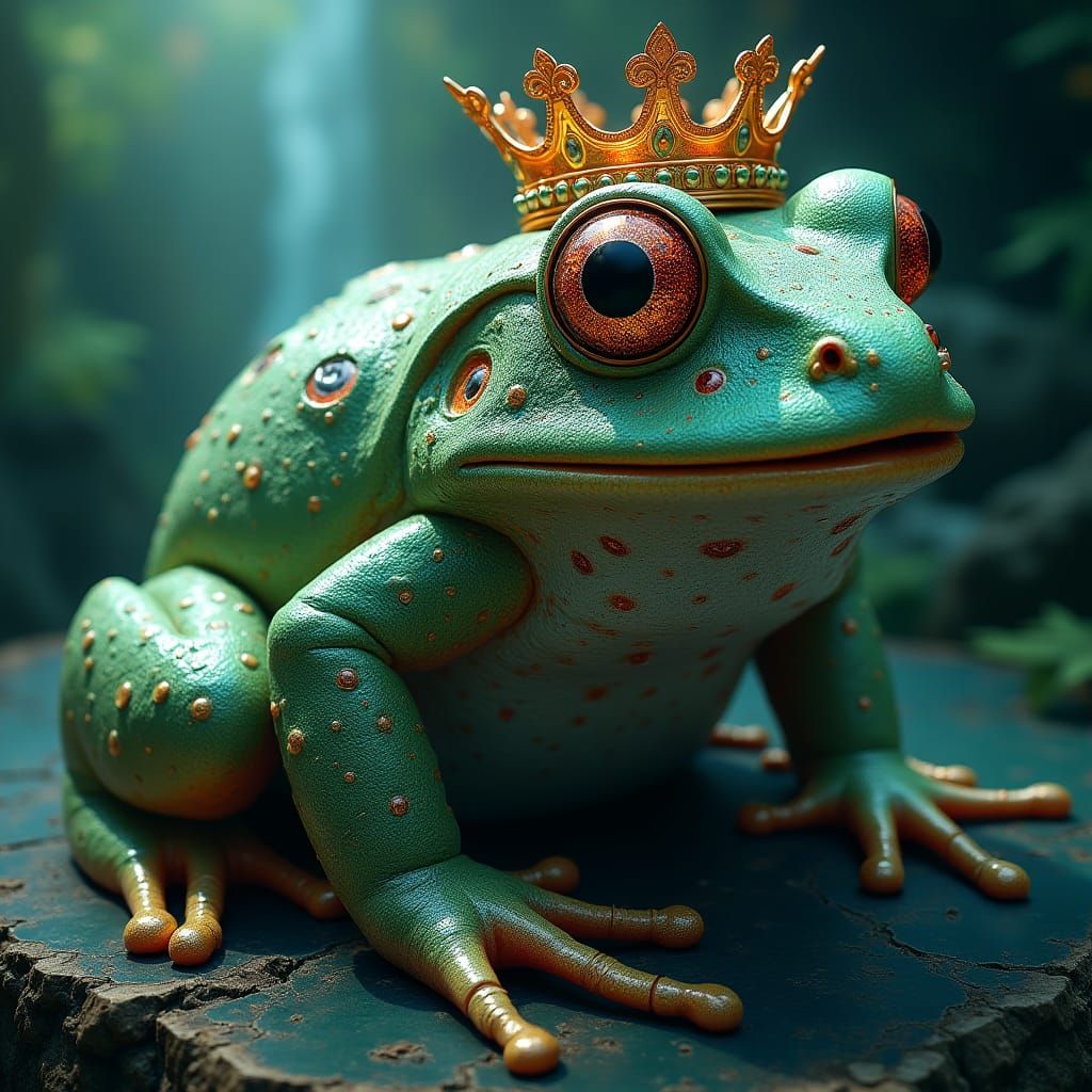 Regal Frog Monarch with a Thousand Eyes
