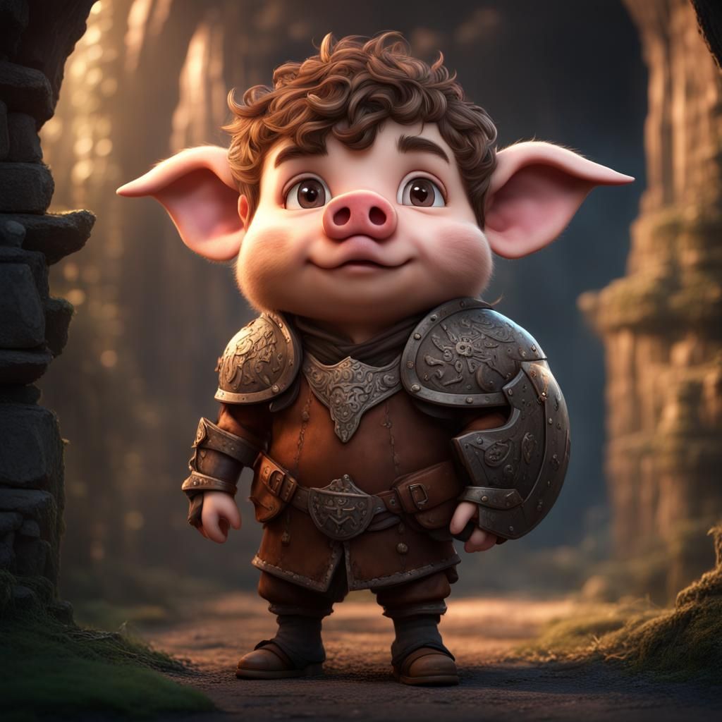 Enchanted Dwarf Boy Transformation: Fantasy Concept Art