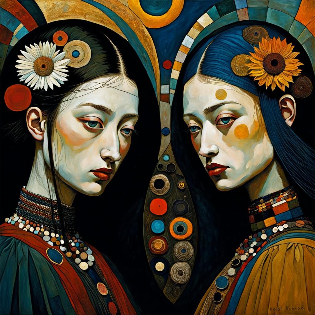 Vibrant Girls in Perfect Composition