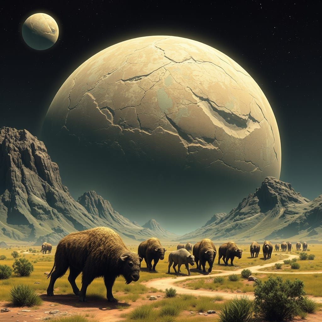 Mid Rim Agriworld with Wombacks in a Distant Galaxy