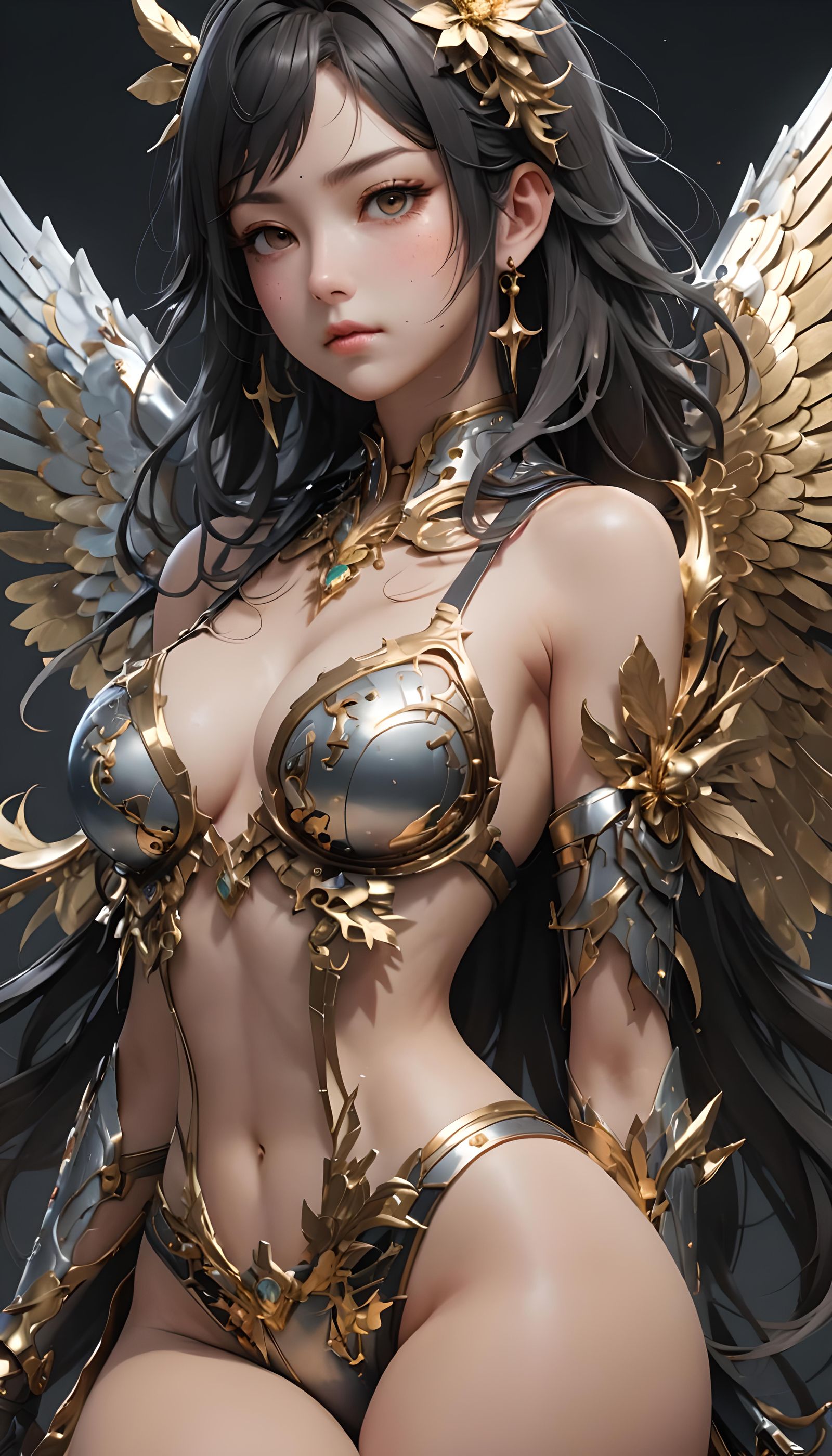 Detailed 3D Anime Art Inspired by WLOP