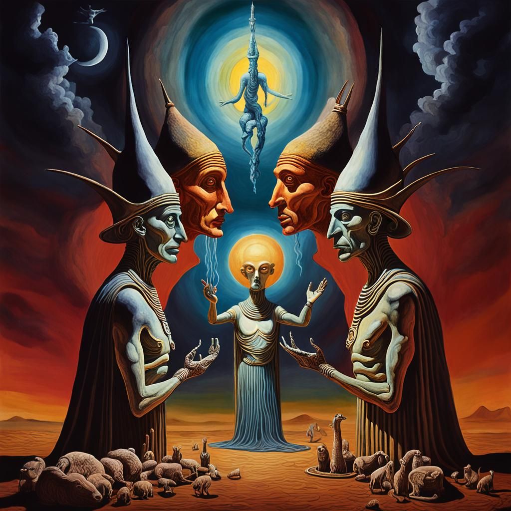 Gnostic Archons feeding off the energy of human suffering