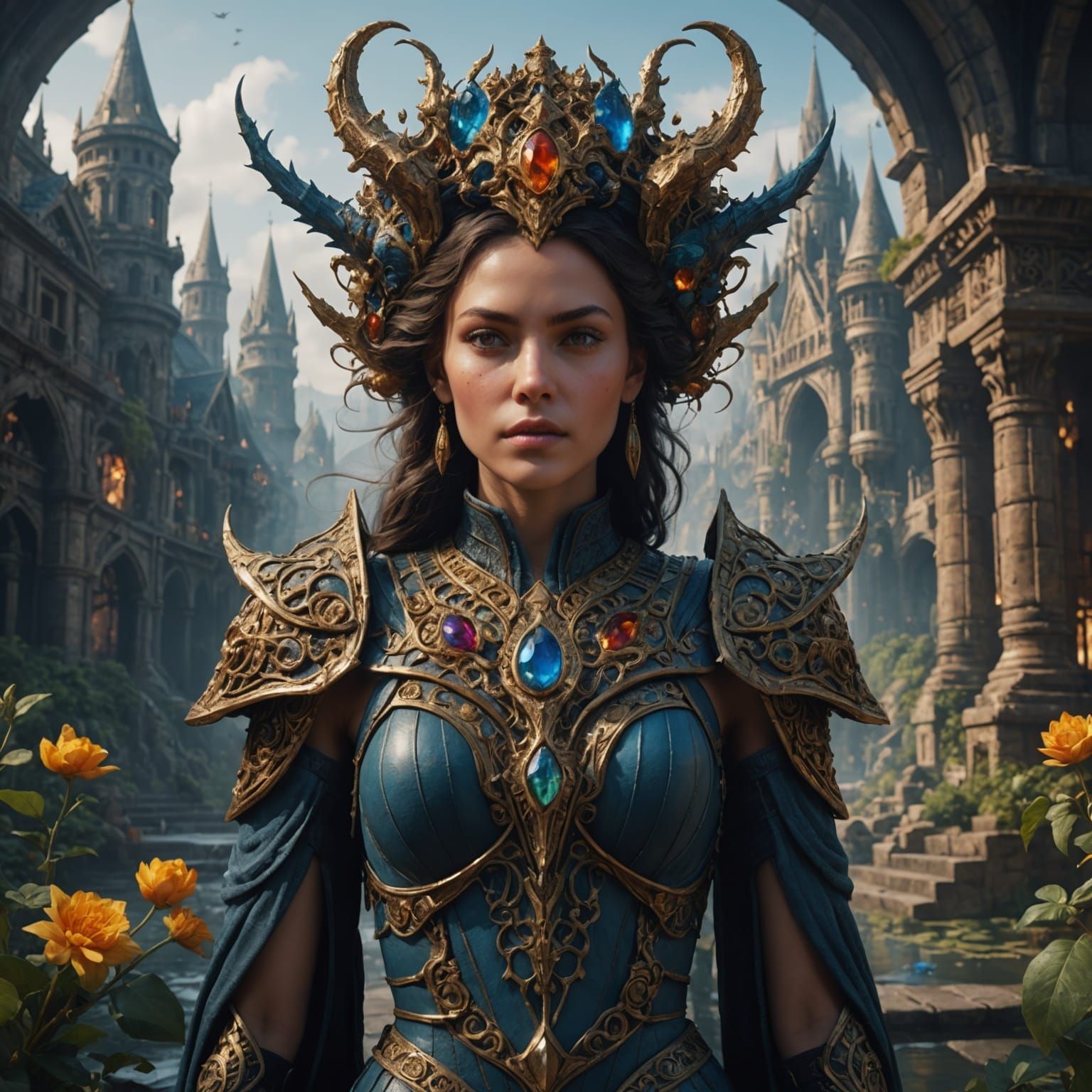 Fantastical Depiction of the Five Senses