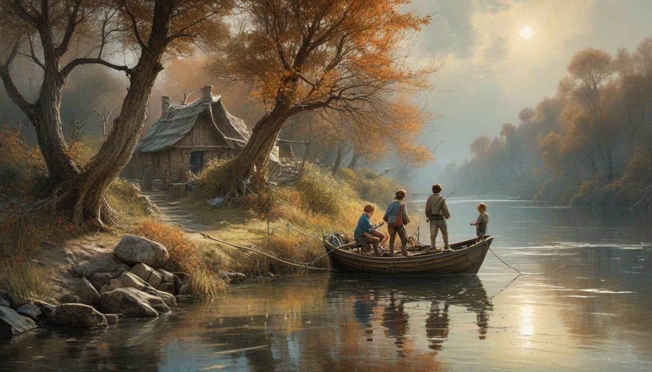 Canoe on the River