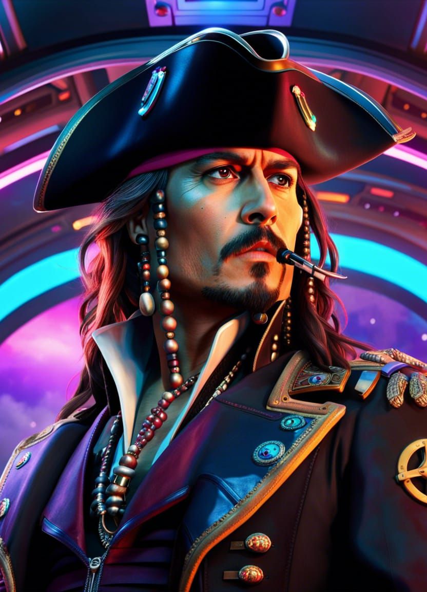 Captain Sparrow, space pirate
