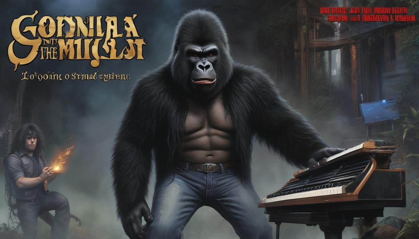 Gorilla Rock Band Album Cover Art