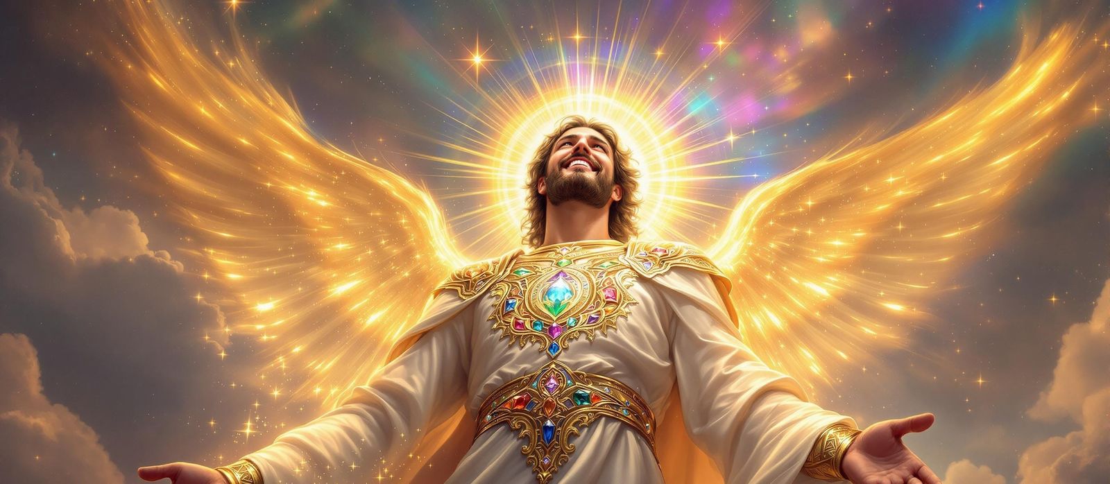 Michael Ascends in Blazing Cosmic Splendor