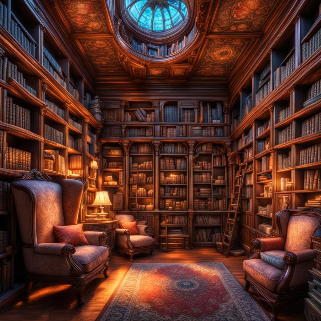 Peaceful library📚